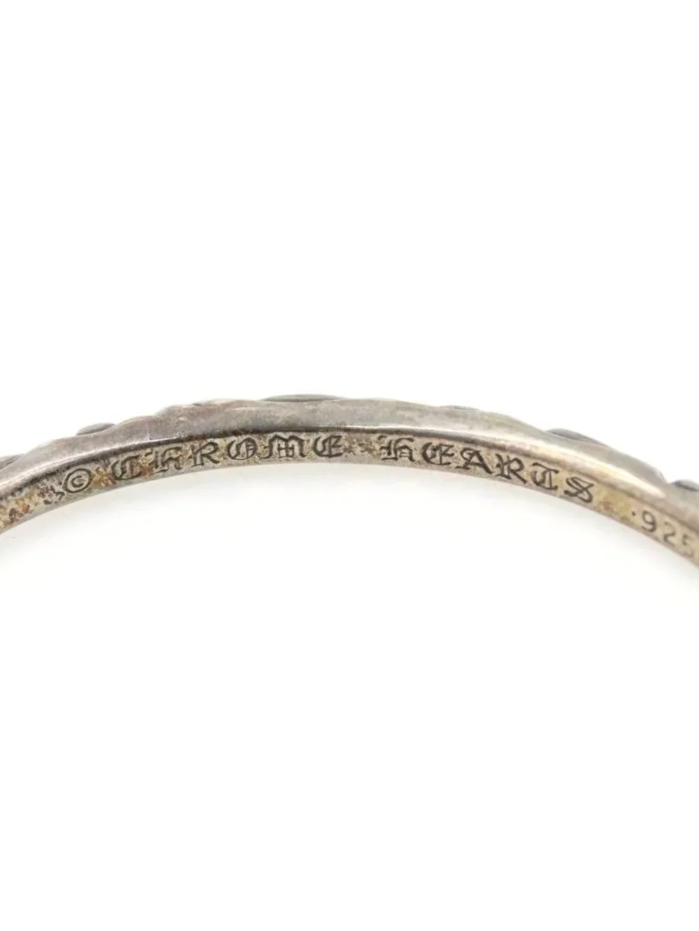 Chrome Hearts Bangle Scroll Bracelet Silver